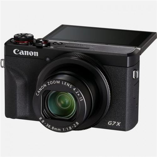 Canon PowerShot G7 X Mark III Digital Camera (Black) | 20.1MP, 4K Video, Vlogging, Wi-Fi, Bluetooth – Compact Point & Shoot